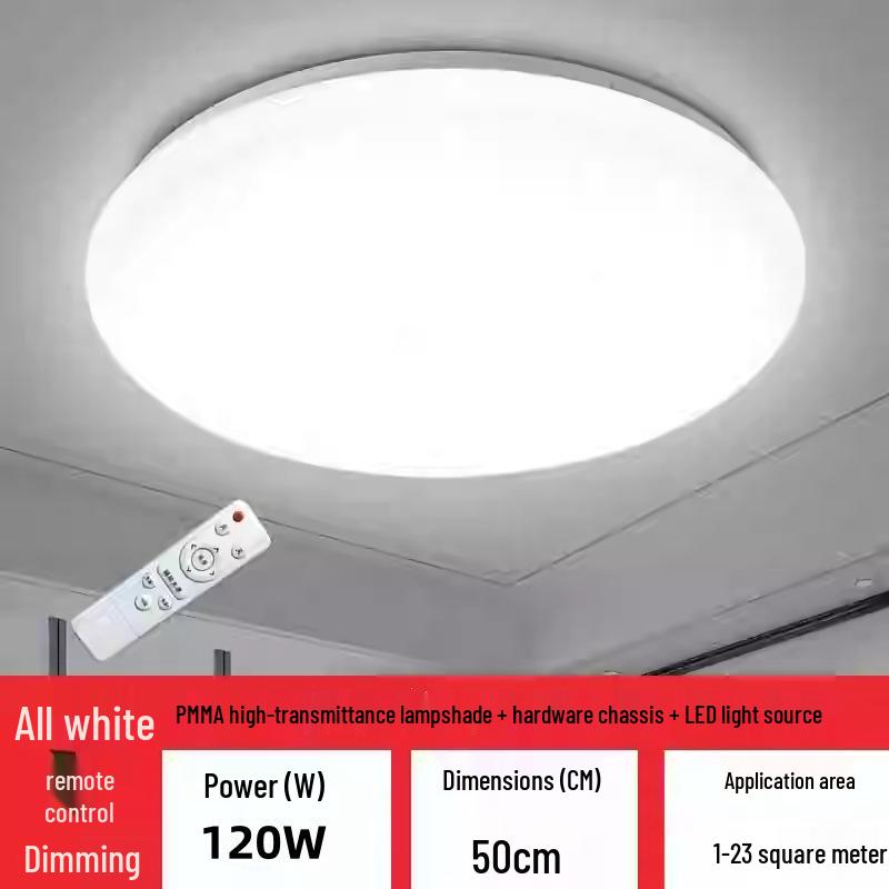 

Надяскравий світлодіодний стельовий світильник для вітальні, спальні, кухні, сходового майданчика та балкона - простий круглий дизайн