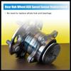 Rear Hub Bearing ABS Speed Sensor for Kia Sorento 2015-2020 & Hyundai G80 G90, 58980-C5000/52750-C5000, Durable ABS Material, 2 Pin Connect, Metal