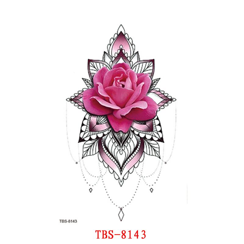 Waterproof Tattoo Sticker, Small Flower Arm, Totem, Semi-Permanent Tattoo Sticker Tattoo
