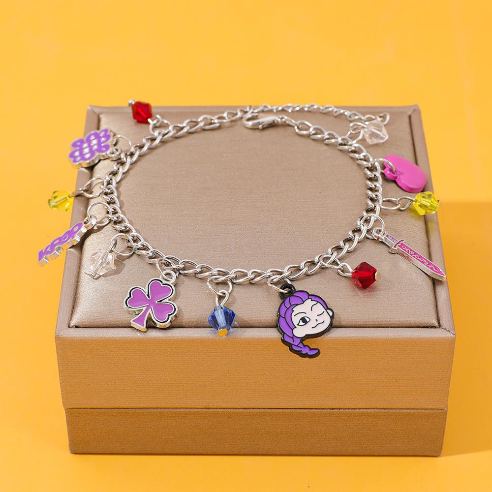 Bracelet Rumi Zoey Mira Crow Tiger Cartoon Anime Bracelet Girl Cute Fashion Accessories Ideal Valentine's Day Gift