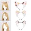 Cat Ears Headband Animal Hair Hoop Headdress for Stage Performances Christmas Birthday