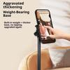 Clamp On Phone Holder With Height Adjustment Tilts Function Cold Shoe Mount Not Slip Base for Content Creation & Filming