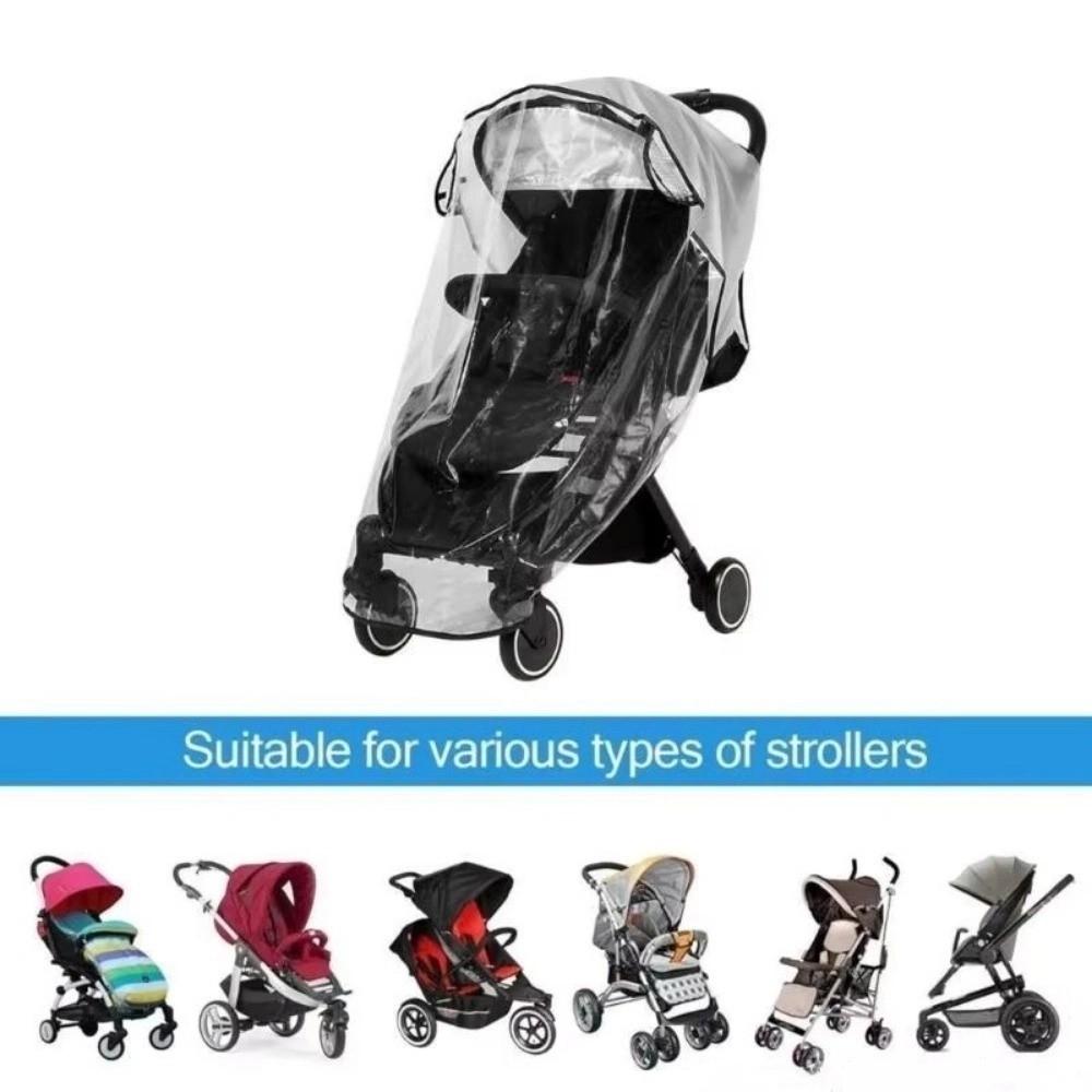 Breathable Baby Cart Raincoat 360 Degree Rainproof Cover Stroller Rain Cover  Stroller Accessories