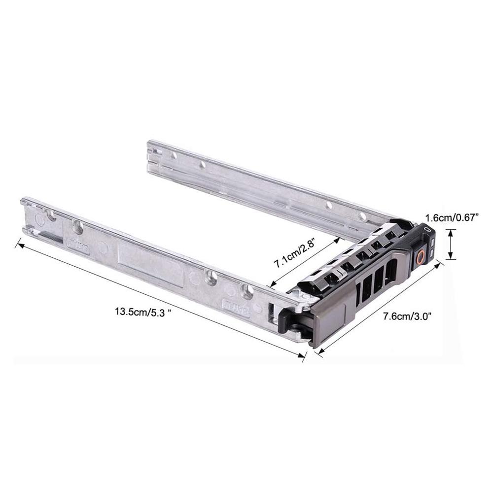 

New 4PCS 2.5 SAS SATA Hard Drive Tray For Dell R720 R730 R730XD R430 R930 R620 T420