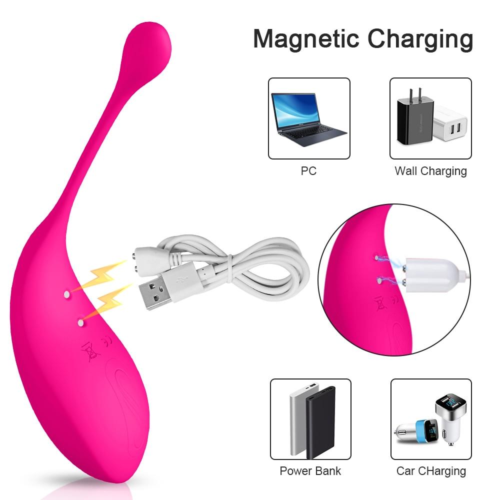 USB Rechargeable Wireless Remote Control G-spot Vibrator Stimulation Egg Adult Sex Toys