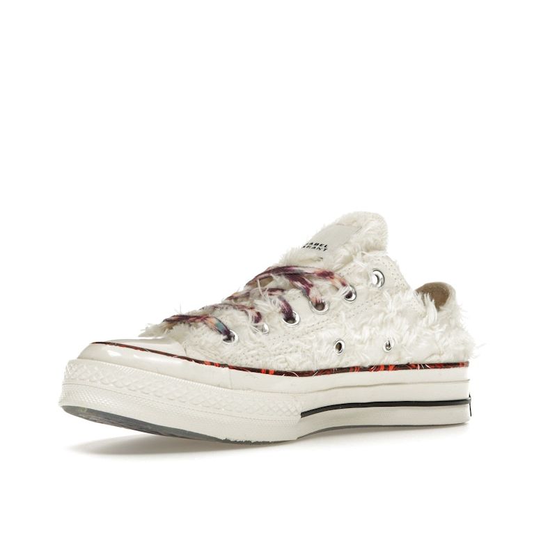 Converse Isabel Marant X Chuck 70 Low Vanilla White Unisex Sneakers Cream Black Red A10800C