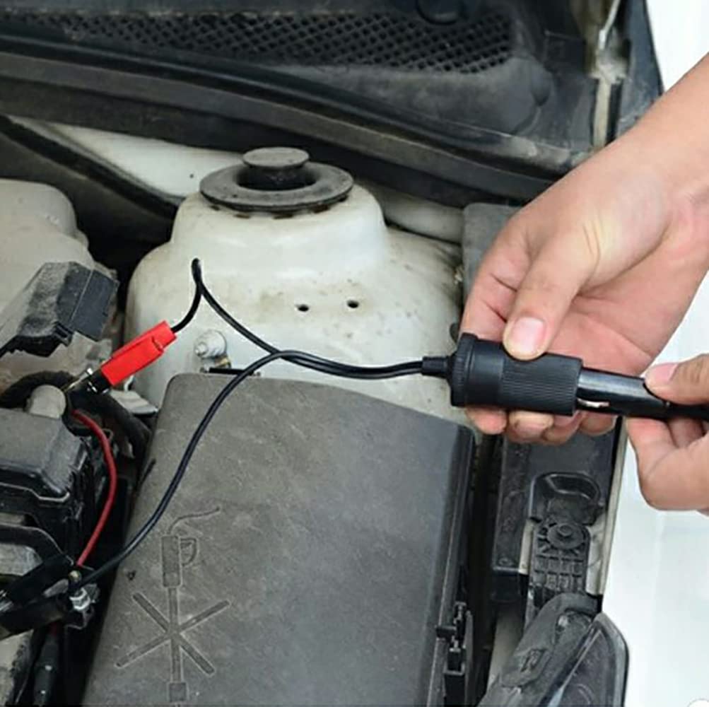 [2 Stück] Zigarettenanzünderkabel für Umrichter, Auto, Anschluss, Zigarettenanzünderbuchsenkabel,