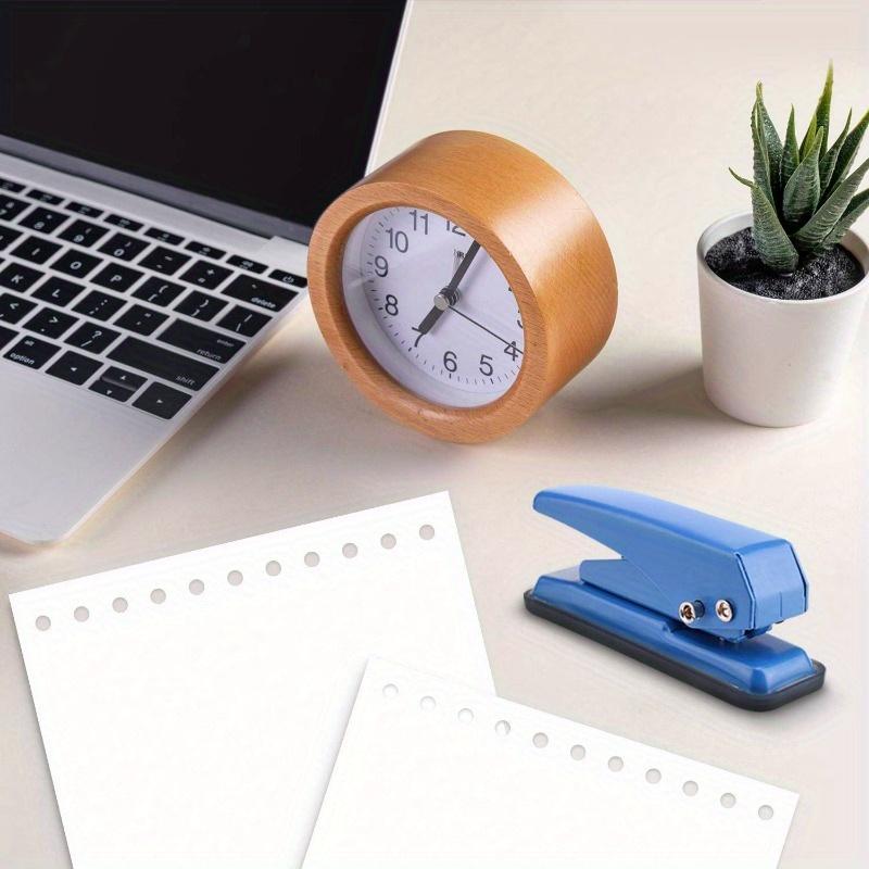 1PC Single Hole Punch, 20 Sheet Puncher Heavy Duty Paper 1/4 Hole Punch Capacity Metal Hole Puncher with Skid-Resistant Base for Paper