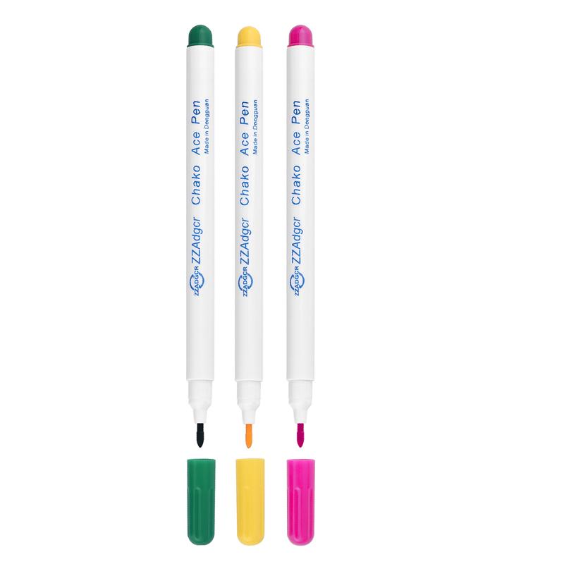 1/7pcs Ink Disappearing Fabric Marker Pen DIY Cross Stitch Water Erasable Pen Dressmaking Tailor's Pen for Quilting Sewing Tools