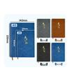 A5 Soft Suede Leather Notebook with Hot-Stamped Cover for Business Meetings