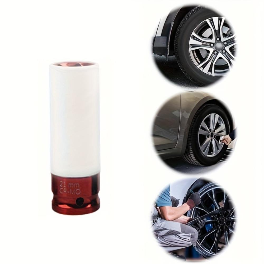 17/19/21/22mm hex socket pneumatic wrench tire screw socket 1/2 inch drive wheel protector impact socket automotive disassembly