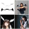 Stylový choker náhrdelník s andělskými a ďábelskými křídly symbolizující dvojí osobnost pro módní jedince, pro běžné nošení
