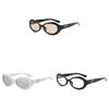 Style Oval Sunglasses With Uv400 Protection For Fashionable Summer Outings