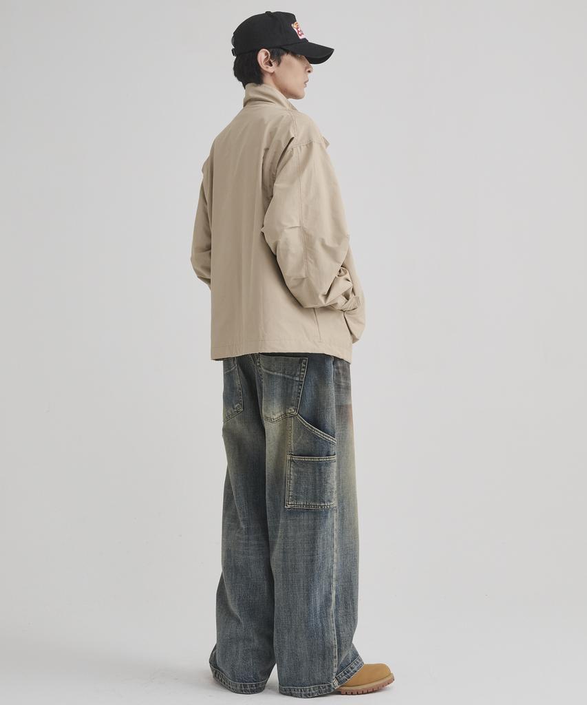TAKEASY Heritage Harrington Jacket (Sand Beige)