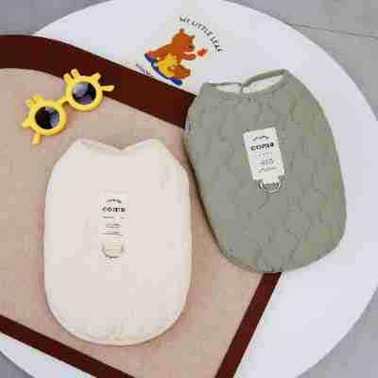 Podzimní/Zimní bavlněná vesta pro malé psy a kočky