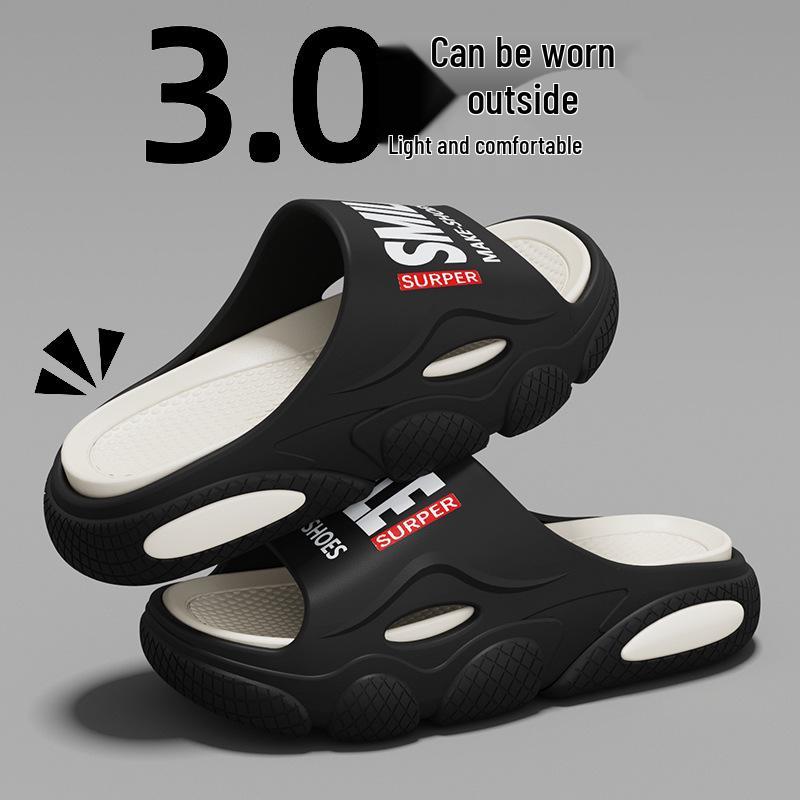 Men s Summer Outdoor Trendy Non-Slip Super Soft Sole Slippers 38-39
