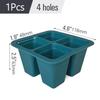 Silicone 4/6/12 Cell Seed Starting Tray Reusable Indoor Garden Nursery Box Seedling Pot Plants Propagation Germination Container