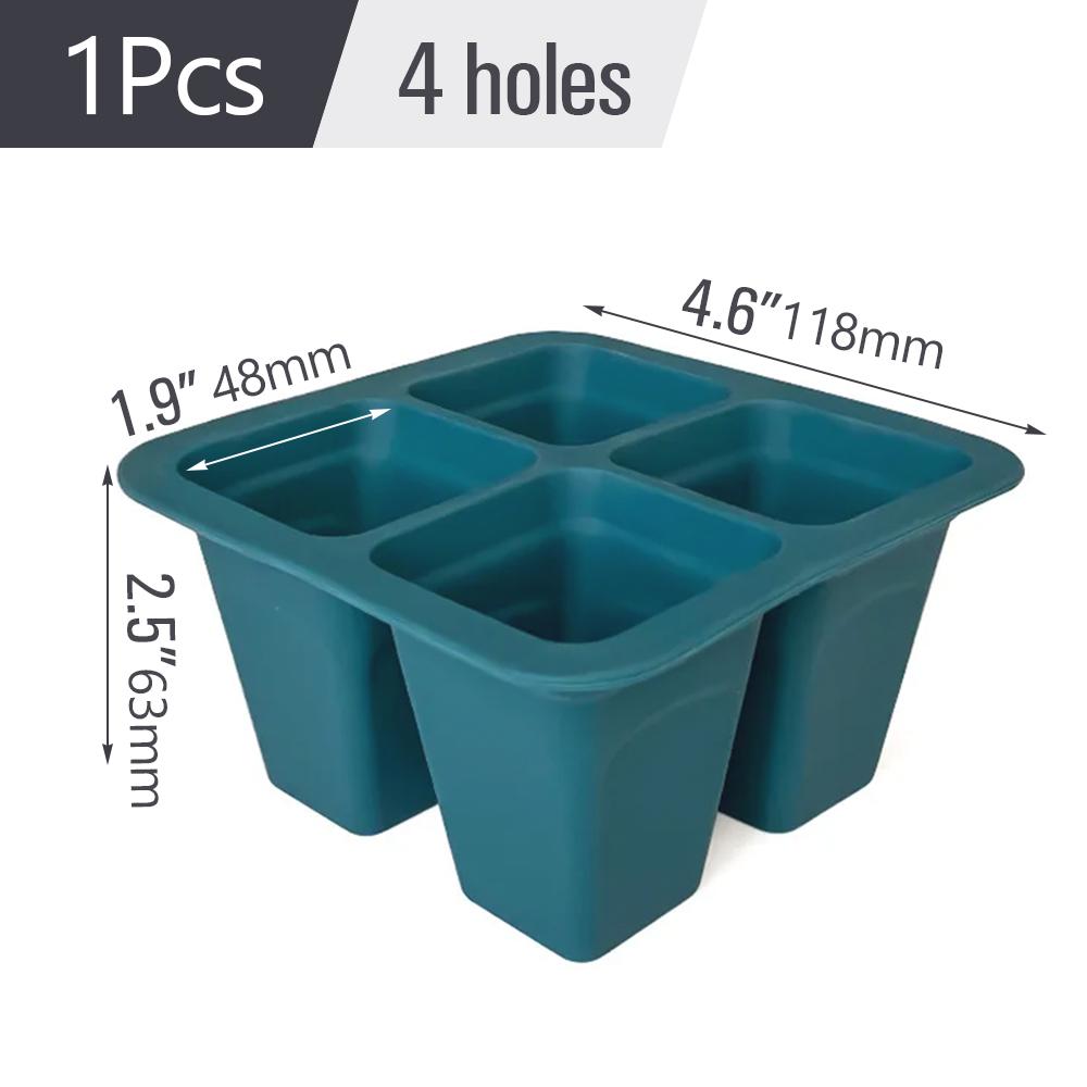 Silicone 4/6/12 Cell Seed Starting Tray Reusable Indoor Garden Nursery Box Seedling Pot Plants Propagation Germination Container
