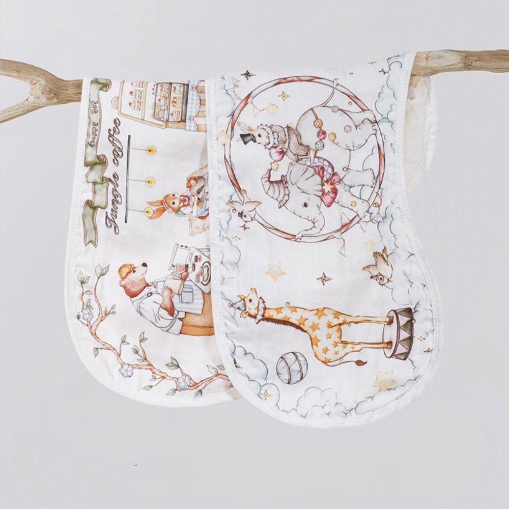 Mull-Baumwoll Baby Sabberlätzchen Weiches Material Baby Still-Lätzchen Kleinkinder Zahnen