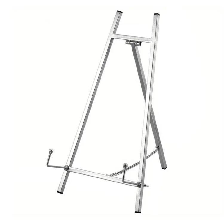 Desktop Drawing Easel Tripod Easel Adjustable Foldable Metal Art Easel With Stable Tripod Support Ideal For Students серебряный