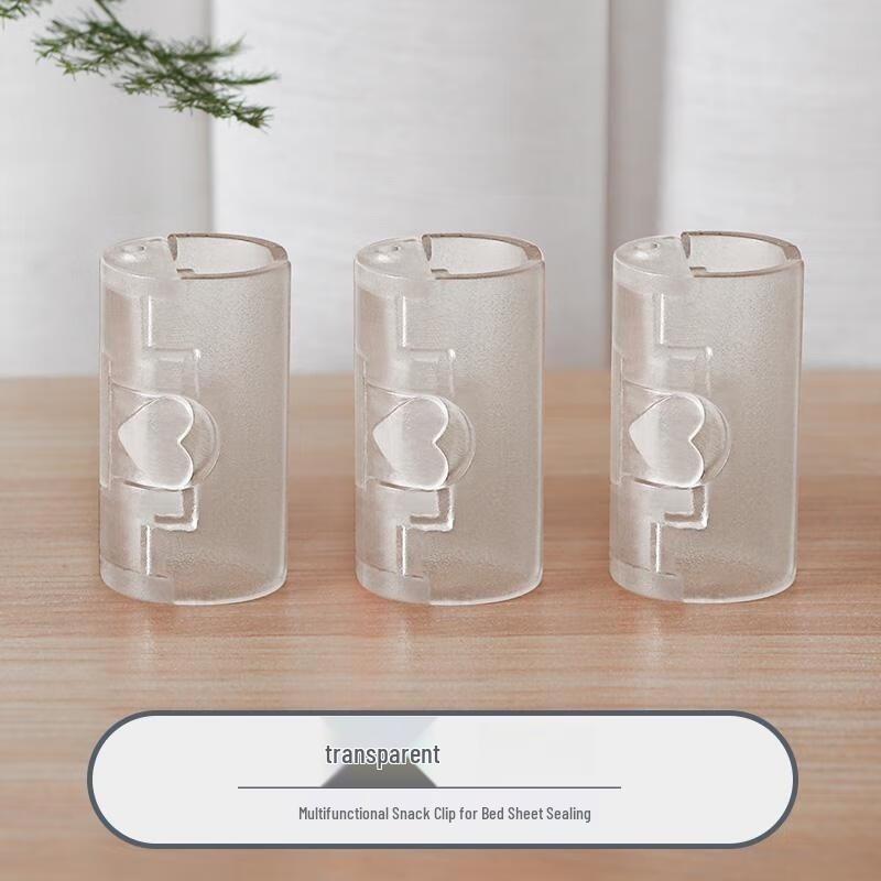 Gureide Transparent Bed Sheet Clips (6-Pack)