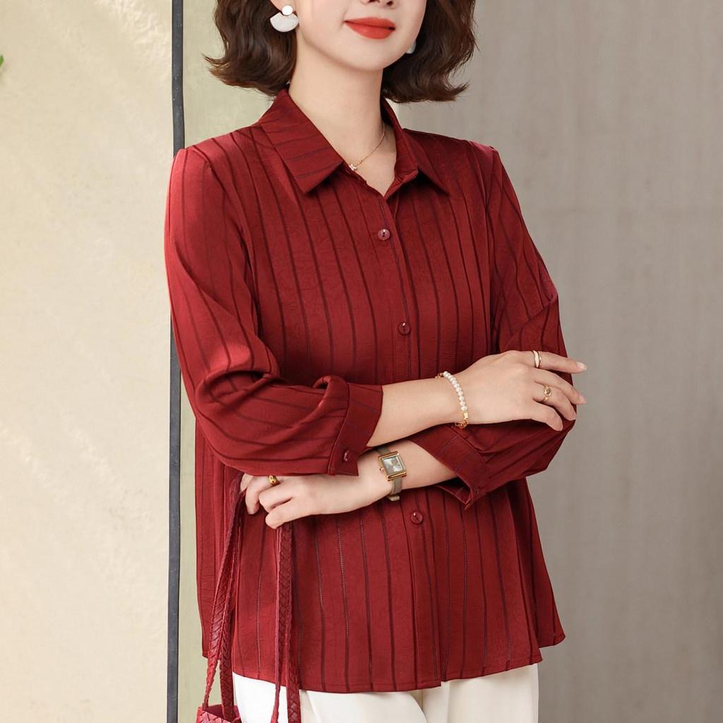 Women's Pink Long-Sleeve French Waist-Cinched Slim-Fit Top for Early Spring Layering