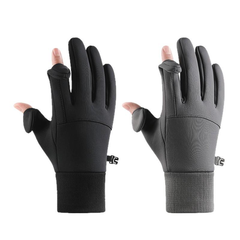 Unisex Windproof Touchscreen Cycling Gloves - Warm, Non-slip, Water-Repellent for Autumn/Winter