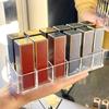 Lipstick Storage Box Save Space Transparent 12/18/36 Grids Women Makeup Lip Glaze Holder Daily Use