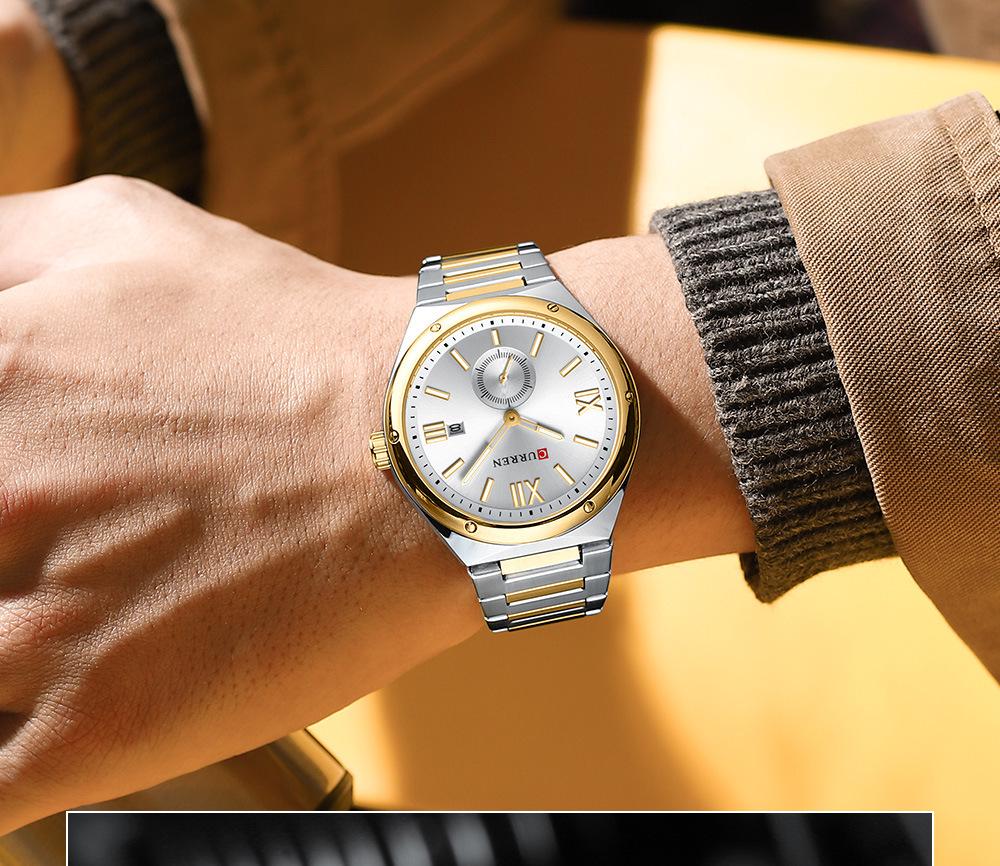 CURREN 8471 Men's Quartz Calendar Watch