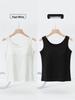 Women's Anti-Light Cotton Camisole: Covers Underarm, Chest Pads, Wear Alone or as Base Layer, Sleeveless Top