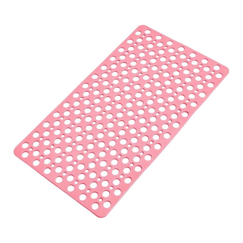Extra Long TPE Bathtub Mat, Non-Slip with Multi-Hole Drainage & Strong Suction Cups, Skin-Friendly Shower Mat Compatible with Standard Tubs