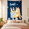 Bluey Tapestry highquality for decorating living room bedroom dorm walls ideal as bedroom wallart orholiday gift