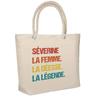 Insulated Beach Bag - PLANETEE - Séverine Goddess Legend Vintage - Natural Cotton - Beige - Large Capacity