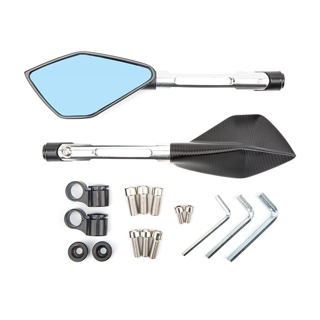 Motorcycle Handlebar Accessory: Rear View Side Mirrors Handlebar Rear View Mirrors Anti-glare Mirror 8/10mm