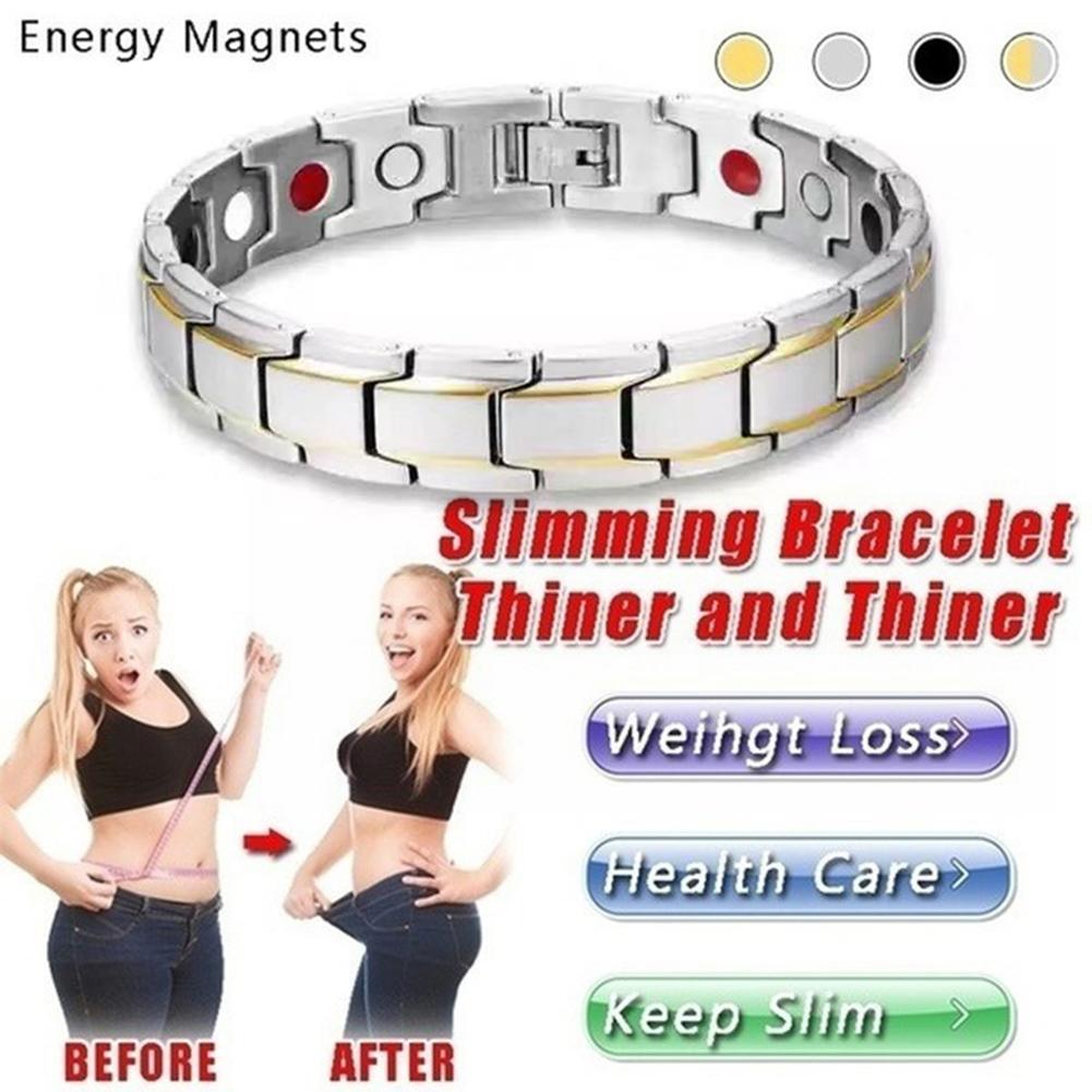 4 Colors Slimming Energy Magnetic Bangle Weight Loss Twisted Magnets Therapy