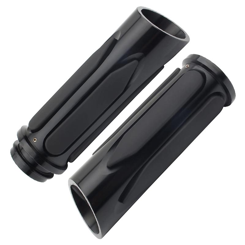 2 Stück 25mm Motorrad Lenkergriffe CNC Aluminium Lenkergriff für Harley LiveWire Dyna Softail FLSTSE FXSBSE FXSE