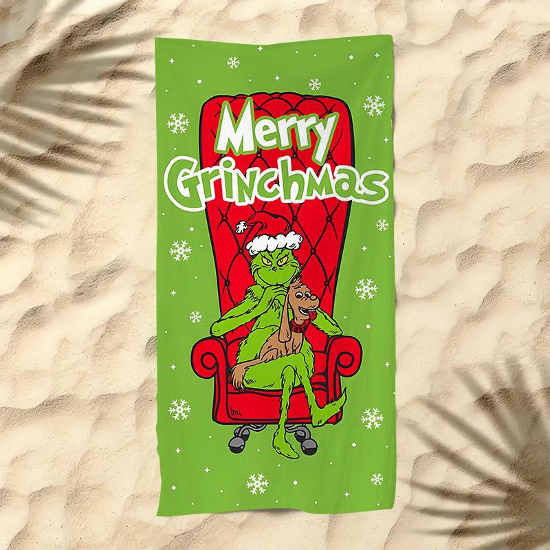 

Green Legend Beach Towel Printed Green Beach Bath Towel One Size