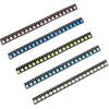 100pcs 5 Types Colors 5050 Red Yellow Blue Green White SMD LED Diode Lights Chips Kits (Surface Mount) 20mA High Intensity Lighting Components Light