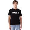 HUGO BOSS SS22 Men's Logo Print Short-Sleeve T-Shirt Black 50481923-002