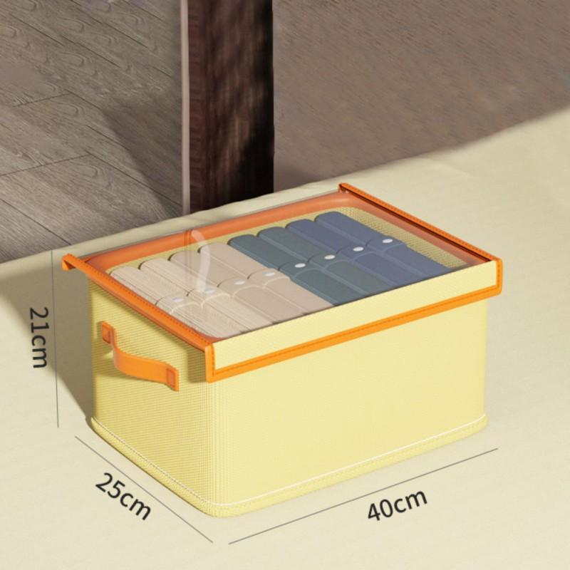 Foldable Nonwoven Fabric Storage Box Large Capacity Closets Dustproof and Moisture-proof Storage Box
