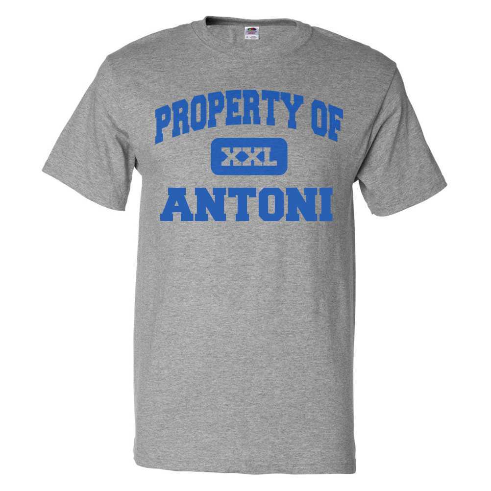 Property of Antoni T shirt Funny TeeSe abre en una nueva ventana o pestaña M