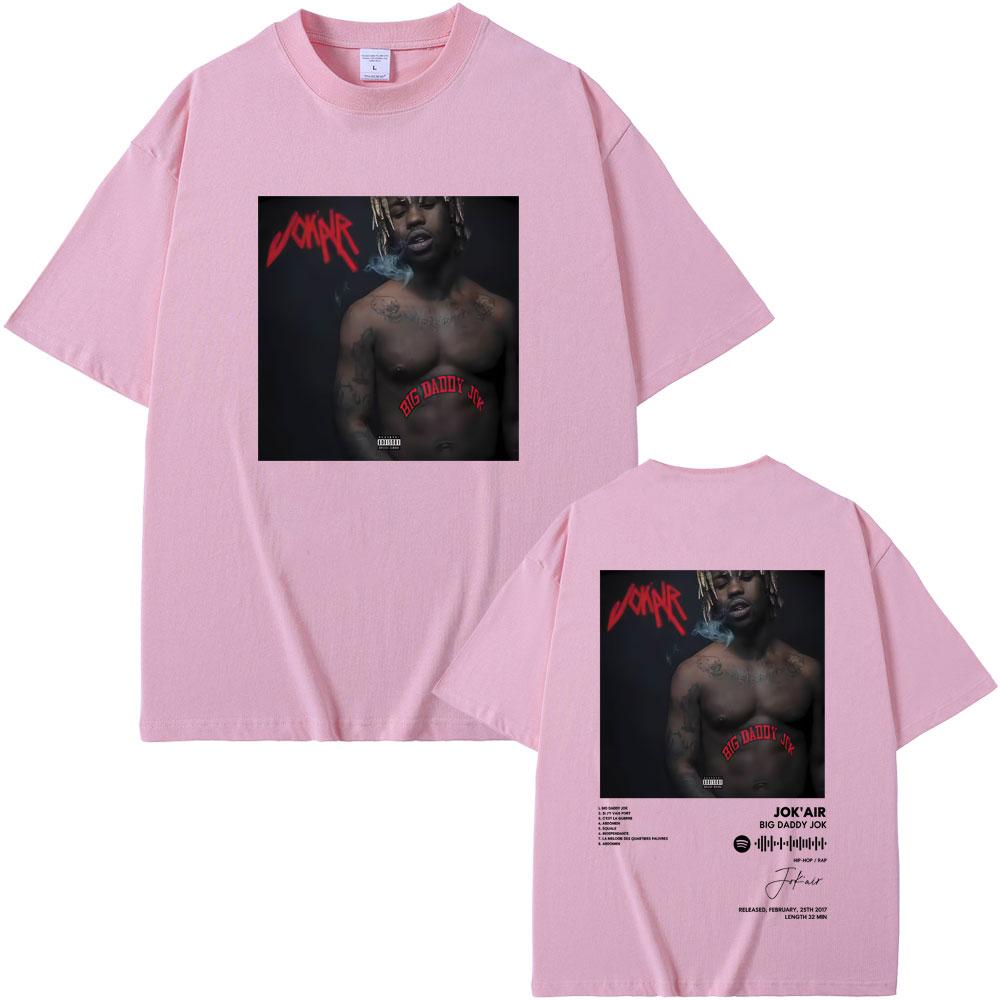 Rapper Jokair Big Daddy Jok Album Merch Tshirt Unisex Women Vintage Oversized T Shirts Fashion Hip Hop Short Sleeve Tee Streetwear