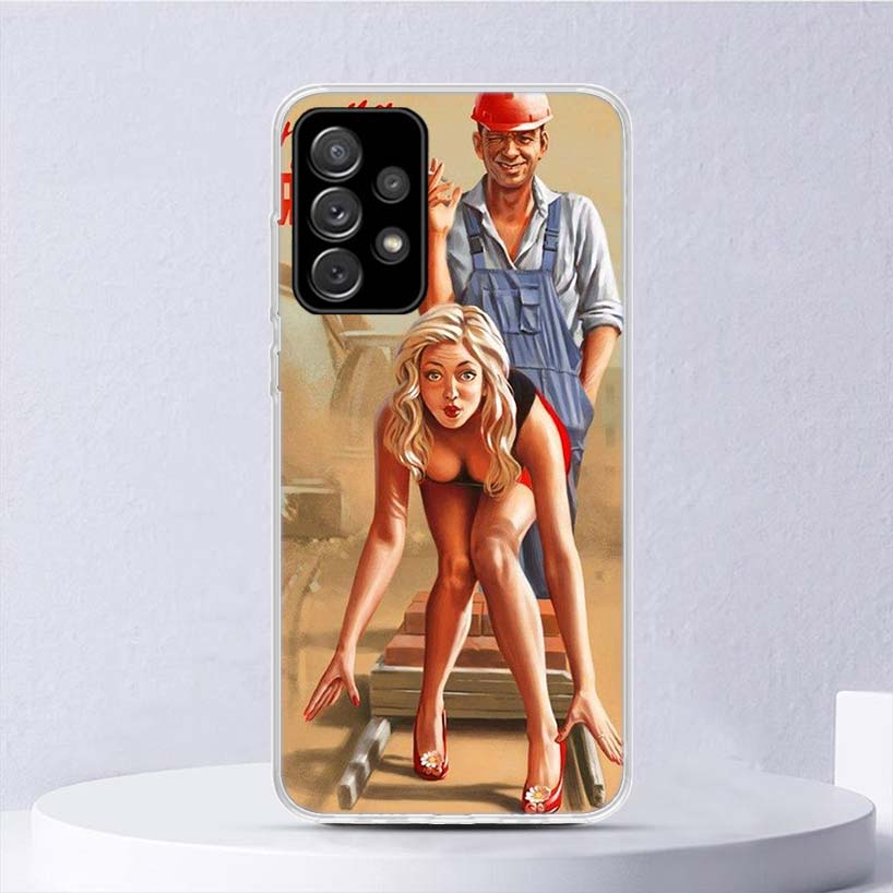 

Сексуальный винтажный мягкий чехол для Samsung Galaxy A51 A71 A50 A70 A21S, чехол для телефона A30 A20E A10 A31 A41 A6 A7 A8 A9 Shell Co Samsung A70