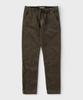 PANICALE Khaki Regular Slim Fit Velvet Pants