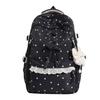 Schoolbag New Junior High School Girls Girl Heart Atmosphere Polka Dot Large Capacity Schoolbag Versatile High Value Female Student Backpack