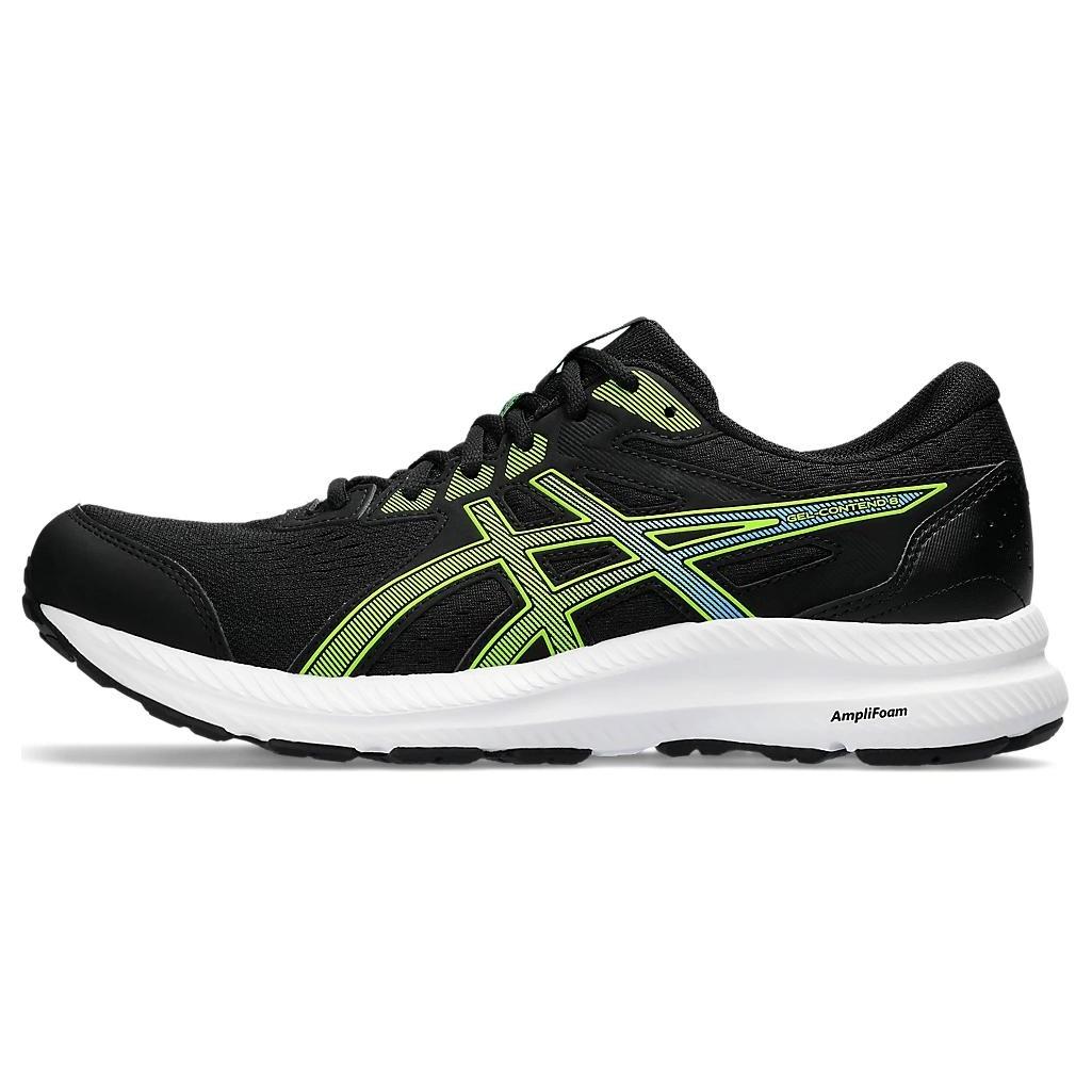ASICS Gel-Contend 8  Black Electric Lime  Men s 1011B492-012 EU 41.5