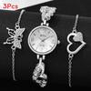 Womens Quartz Wristwatch With Jewelry Buckle For Elegant Gift And Casual Outfits
