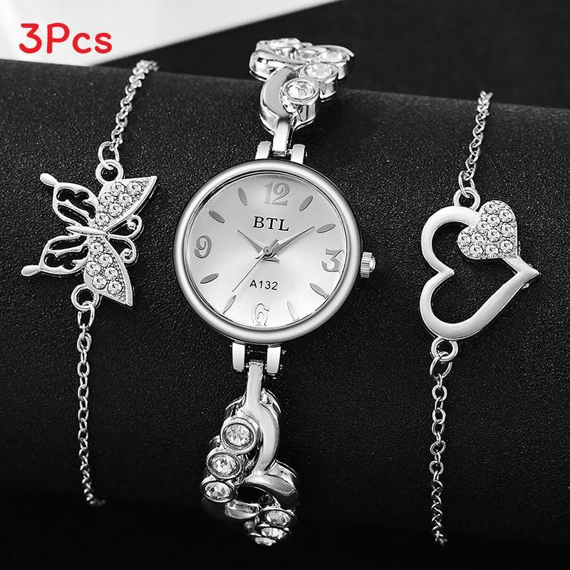 Womens Quartz Wristwatch With Jewelry Buckle For Elegant Gift And Casual Outfits