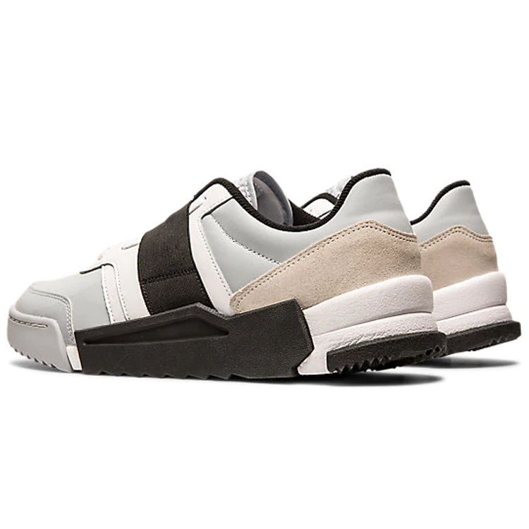 ONITSUKA TIGER D-Trainer Round Toe Lace-Up Shock Absorbing Slip-Resistant Durable Low-Top Casual Shoes Unisex Sneaker Black White Gray 1183A581-020