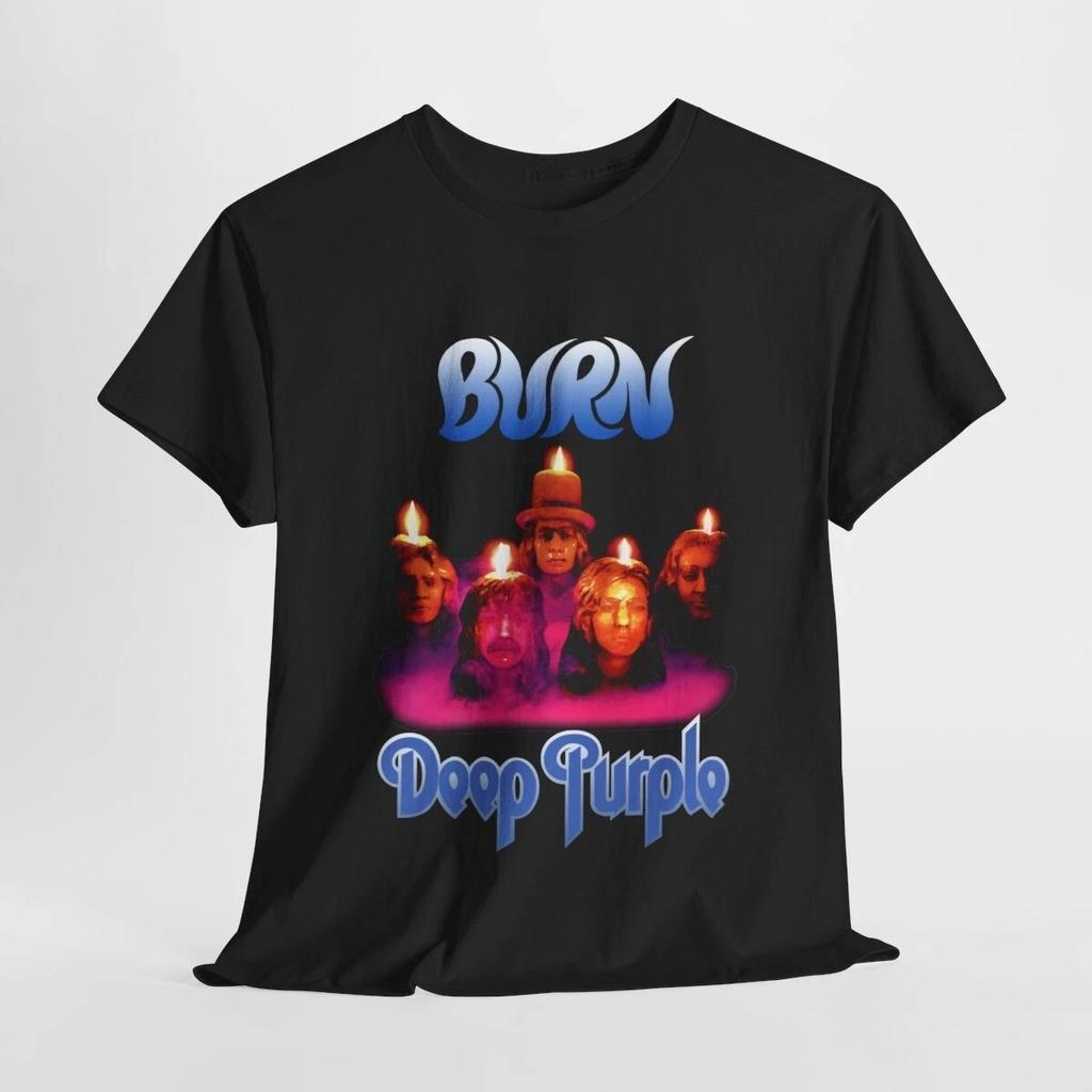 Deep Purple Band Burn Gift For Fans White S-5XL Shirt SN127
